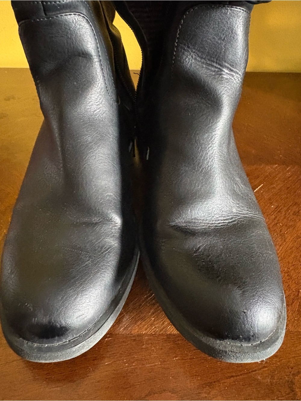 Classic Black Leather Boots
